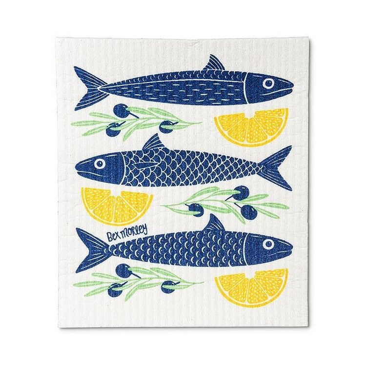 Fish & Lemons Dishcloths