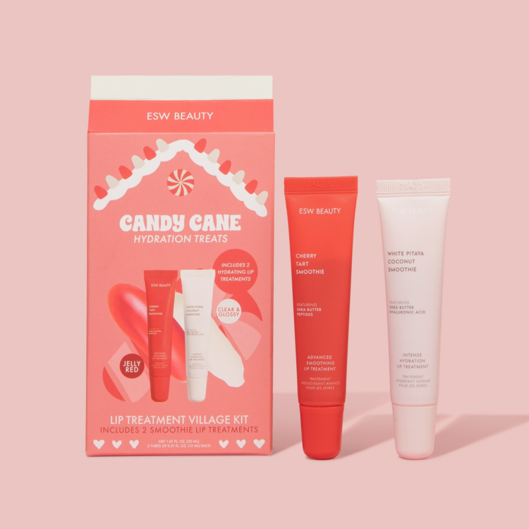 Candy Cane Hydration Treats Lip Treatment Village Kit
