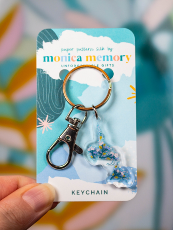 Newfoundland and Labrador Floral Province Keychain