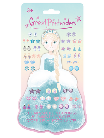 Frosty Sister Stick On Earrings