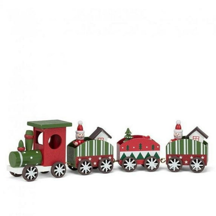 Large Train Set w/Santa 4Pc