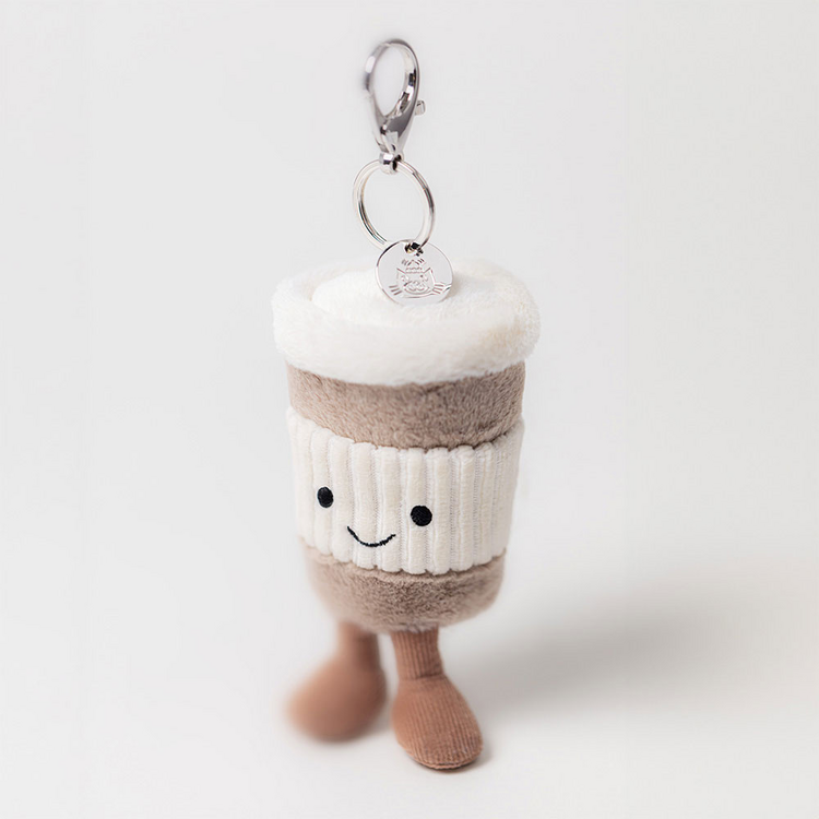 Jellycat Inc Amuseables Coffee-To-Go Bag Charm