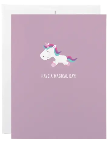 Unicorn Birthday Card