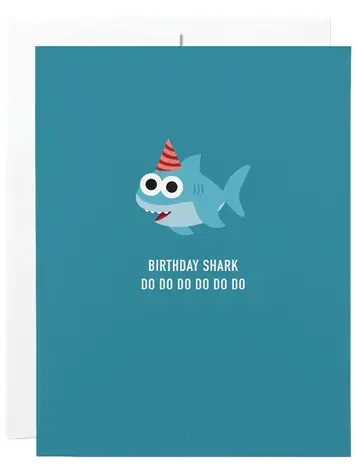 Birthday Shark Card