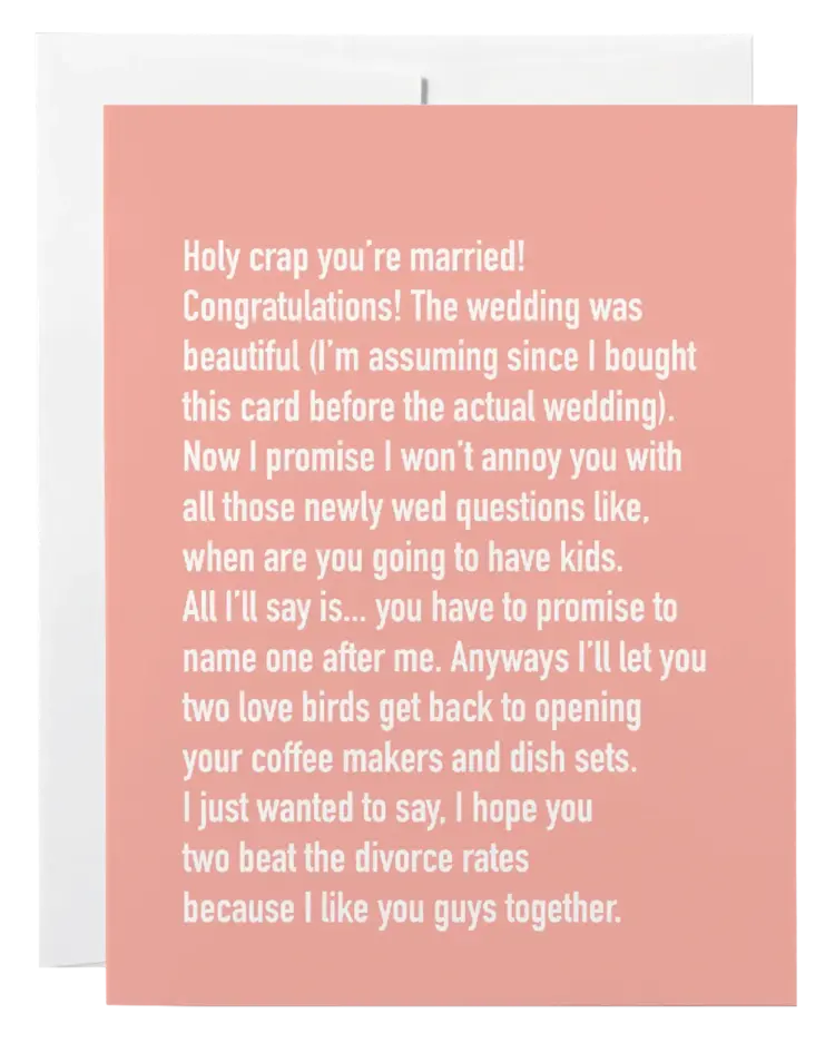 Wedding Chatty Cathy Card