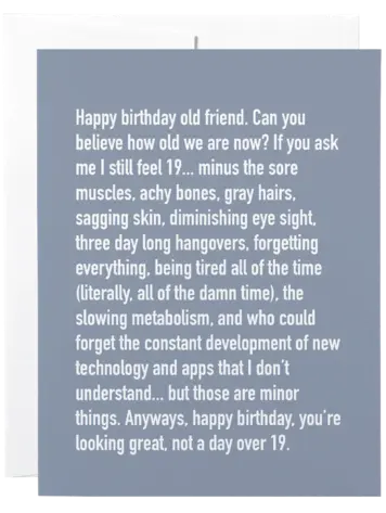 Birthday Card Feeling 19
