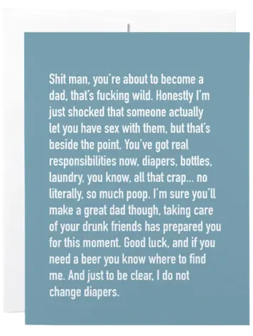 New Dad Chatty Cathy Card
