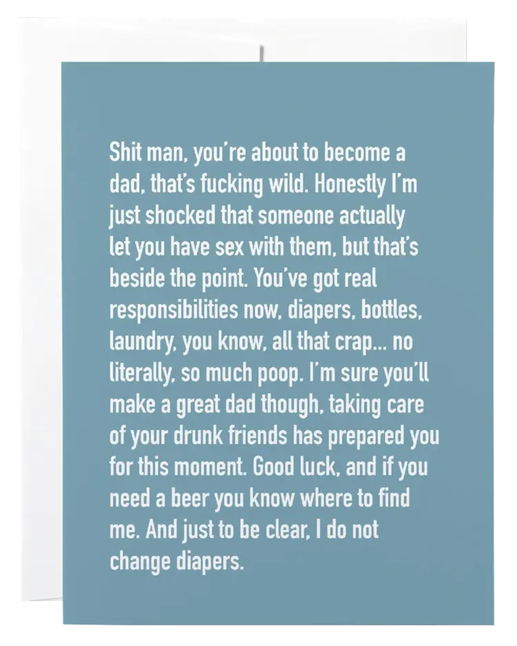 New Dad Chatty Cathy Card