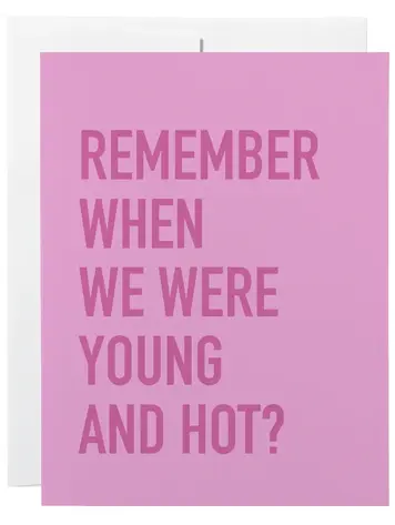 Young and Hot Card