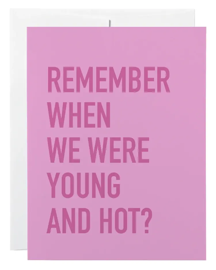 Young and Hot Card