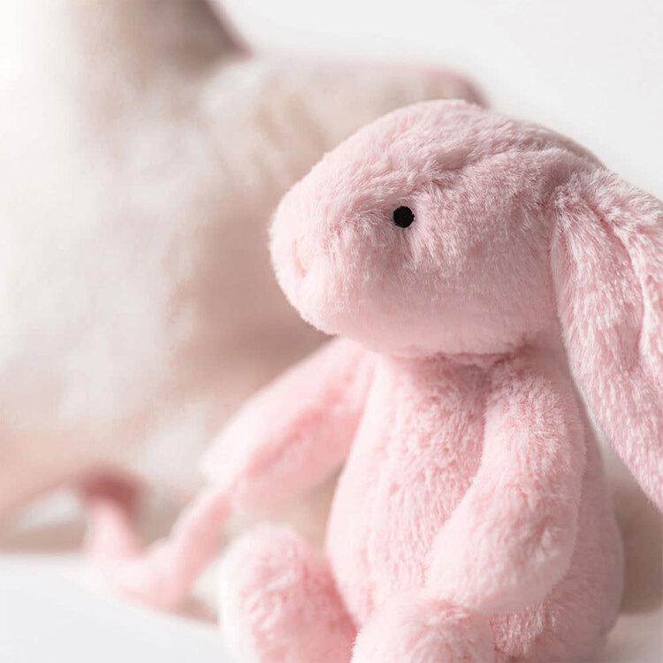 Jellycat Inc Bashful Blush Bunny Musical Pull