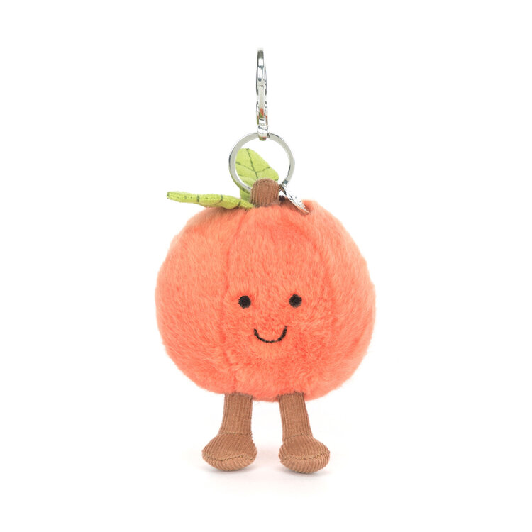 Jellycat Inc Amuseables Peach Bag Charm