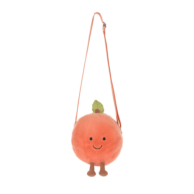 Jellycat Inc Amuseables Peach Shoulder Bag