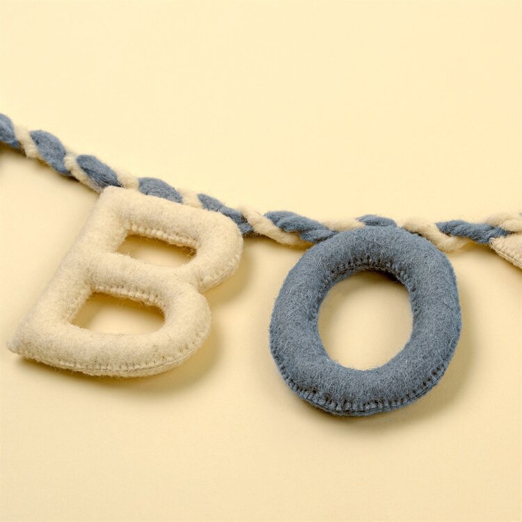 It's a Boy Felt Garland