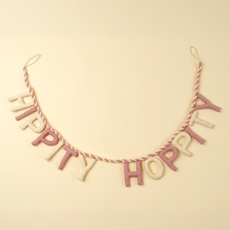 Hippity Hoppity Felt Garland