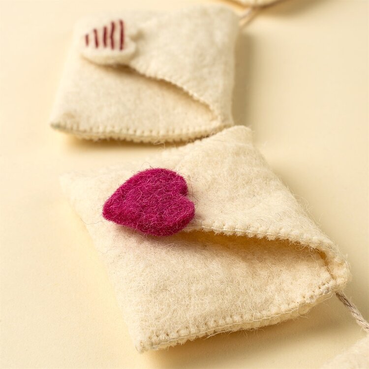 Love Letter Felt Garland