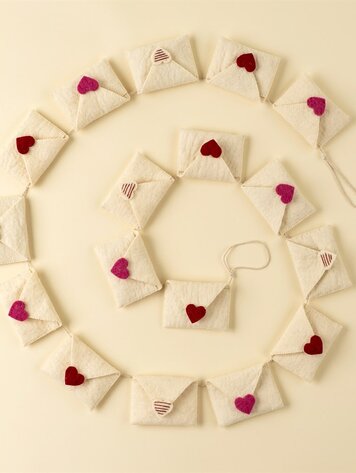 Love Letter Felt Garland