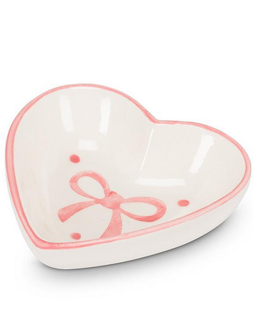 Small Bow Heart Dish