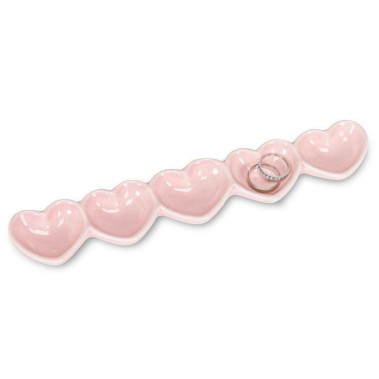 Pink Hearts Tray
