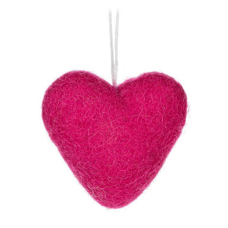 Felt Heart Ornament