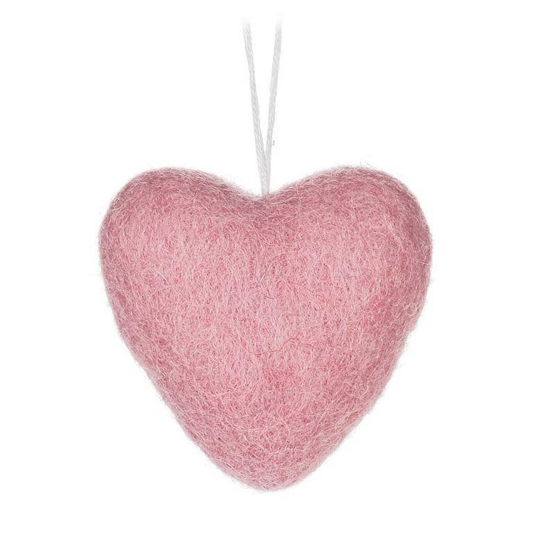 Felt Heart Ornament