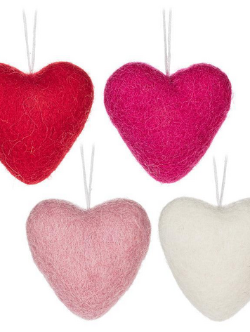 Felt Heart Ornament