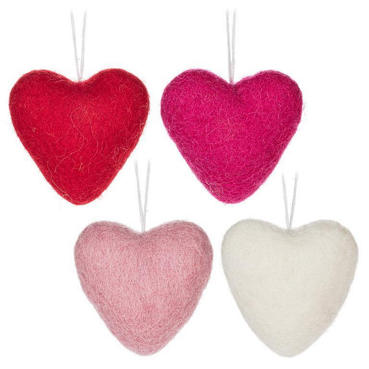 Felt Heart Ornament