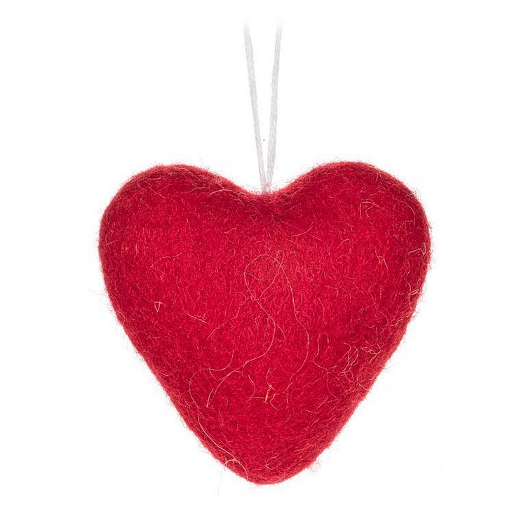 Felt Heart Ornament