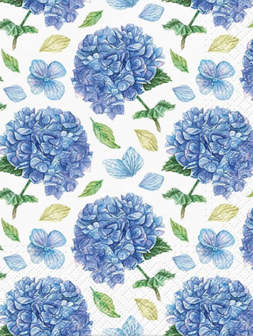 Large Rythmic Hydrangea Napkins