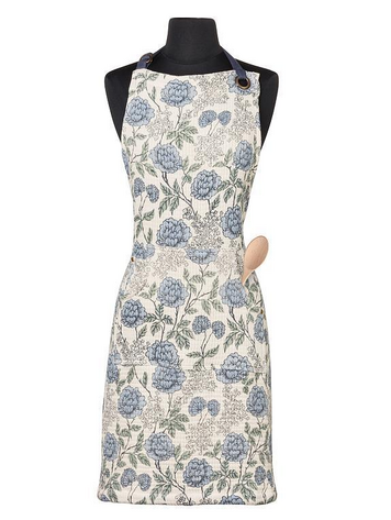 Blue Floral Apron