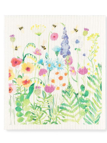 Bee Garden Dishcloth