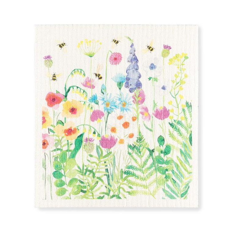 Bee Garden Dishcloth