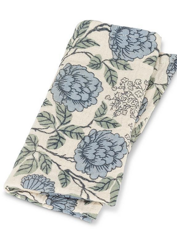 Blue Floral Napkin