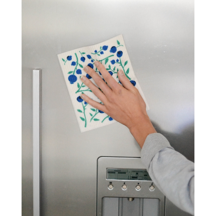 Blueberries Swedish Dishcloth