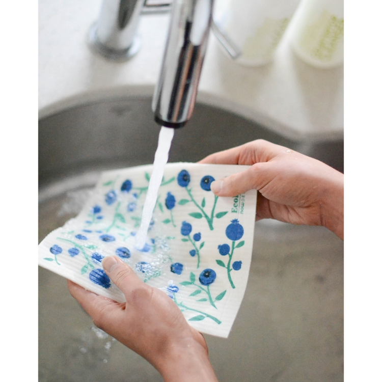 Blueberries Swedish Dishcloth