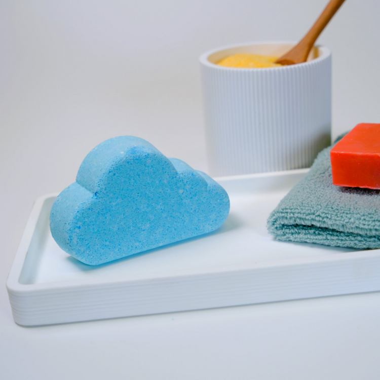 The Cloud Bubble Bath Bomb