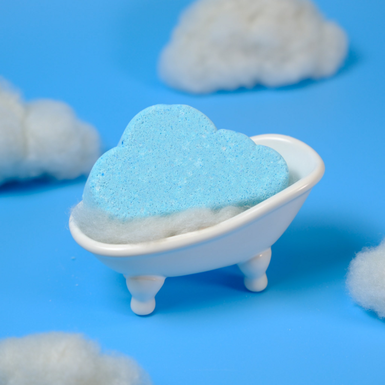 The Cloud Bubble Bath Bomb