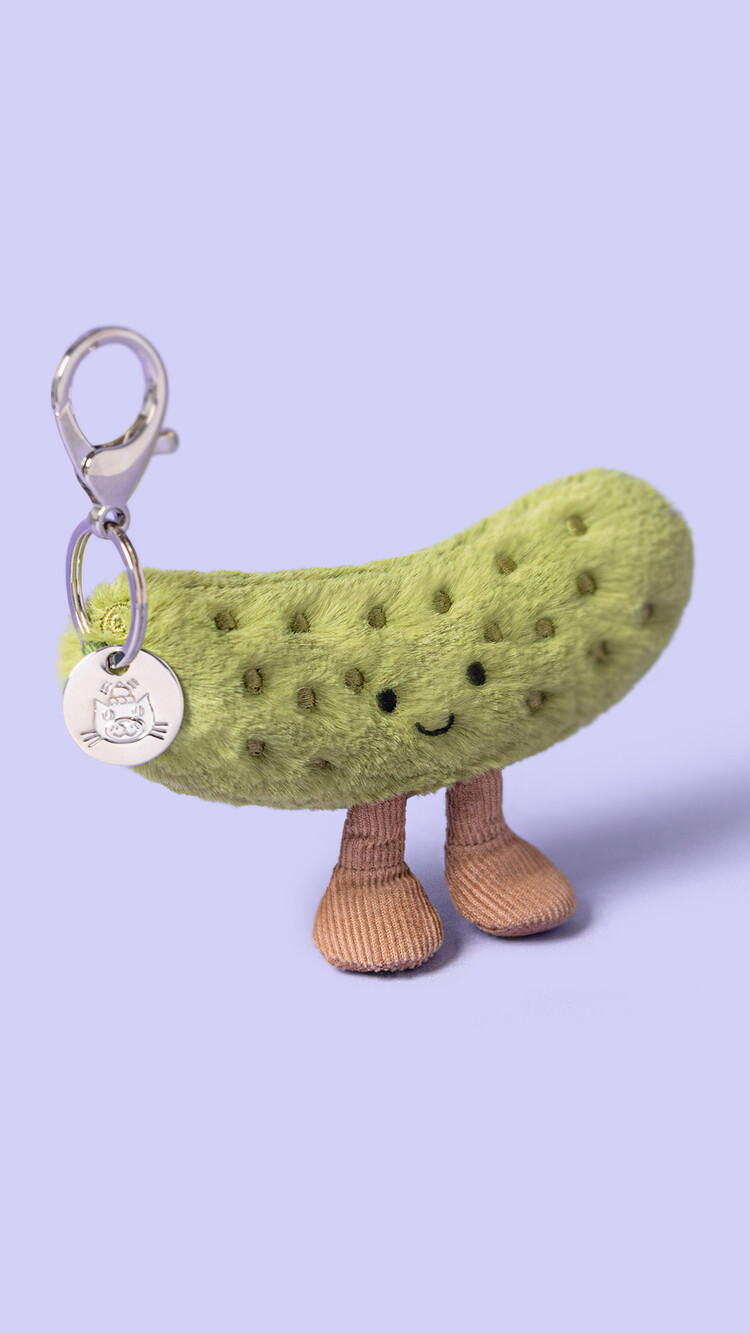 Jellycat Inc Amuseables Pickle Bag Charm