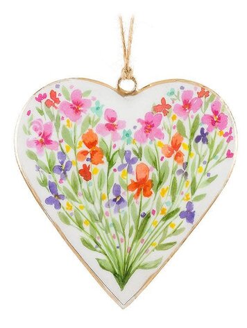 Field Flower Heart Ornament