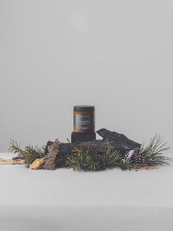 Campfire Wooden Wick Candle