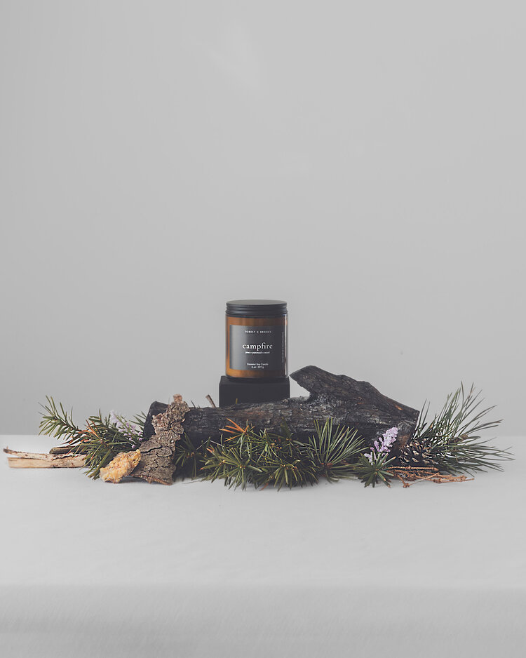 Campfire Wooden Wick Candle