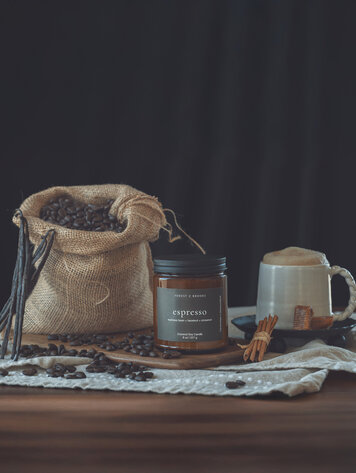 Espresso Wooden Wick Candle