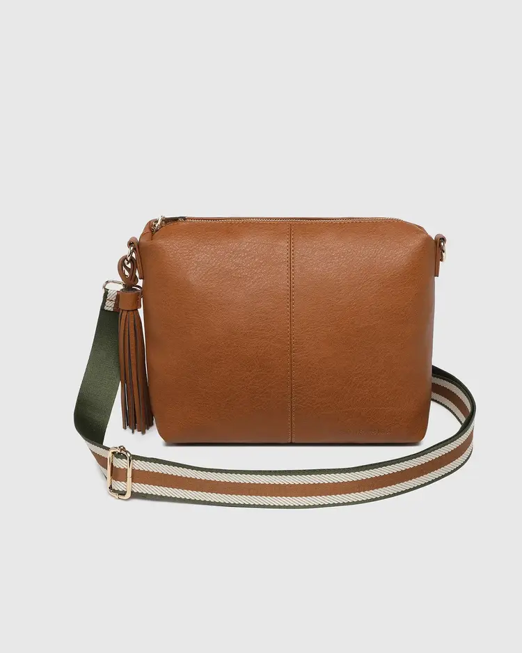 Daisy Stripe Crossbody Bag