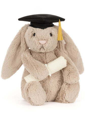 Jellycat Inc Bashful Bunny Graduation