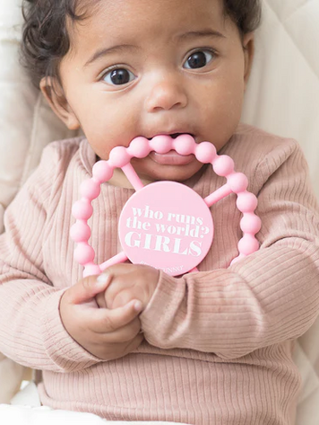 Who Runs The World Happy Teether