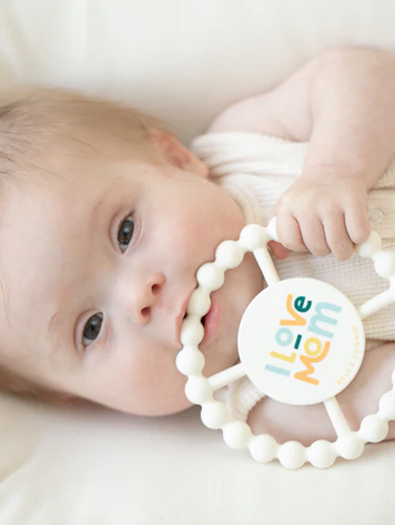 I Love Mom Happy Teether