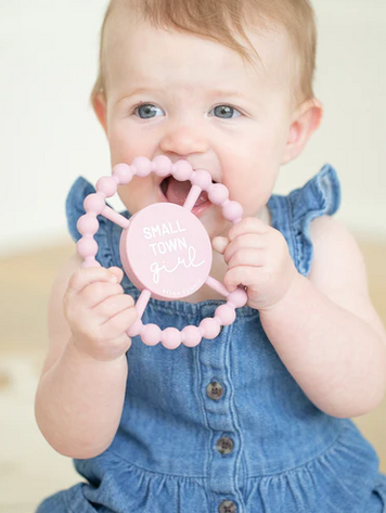 Small Town Girl Happy Teether
