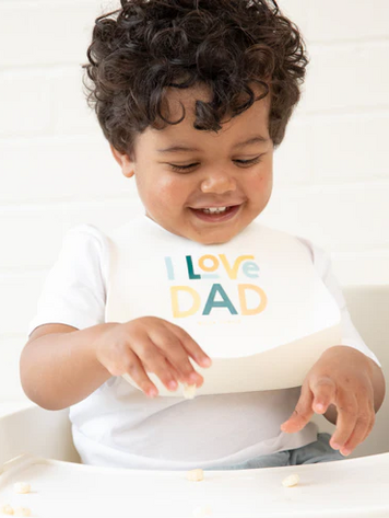 I Love Dad Wonder Bib