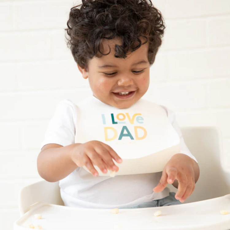 I Love Dad Wonder Bib