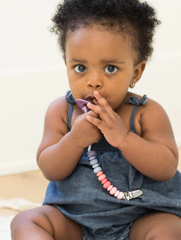 Pacifier Clip Girl Multi